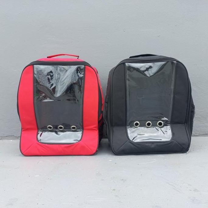 Tas Kucing anjing Ransel Astronaut Transparan besar pet cargo unik
