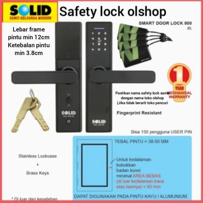 Smart door lock sdl 800 SOLID