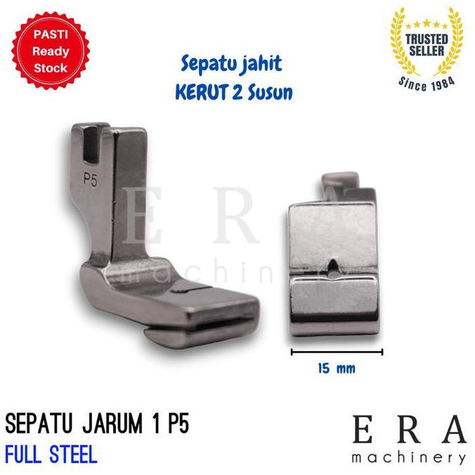 Sepatu Kerut 2 Susun P5 / P5W / P50 Top Ply Joining / Presser Foot Ruffle / Joining Shirring / Gathe