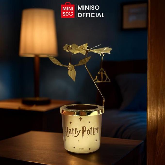MINISO X HARRY POTTER Harry Potter Carousel Scented Candle aromatherapy aromaterapi lilin bakar haru