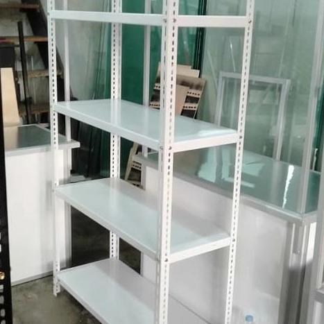 Terlaris Rak Besi Siku Lubang 1M X 30 X 2M (5Susun)