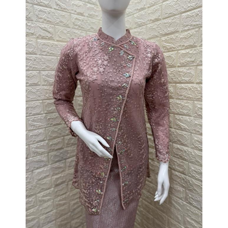 kebaya Janggan 1 tile premium payet jahit tangan , Atasan saja