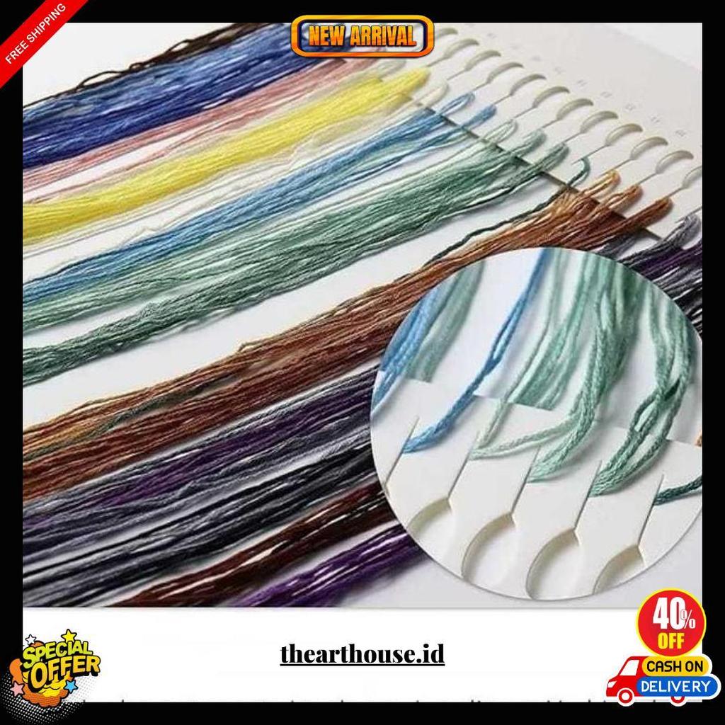 Cross Stitch Pattern Kristik Modern Paket Kristik Orchid Cross Stitch Custom Ukuran Besar 40X50Cm Bi