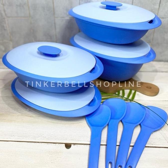Tupperware Raya Blossom Serveware Set Prasmanan