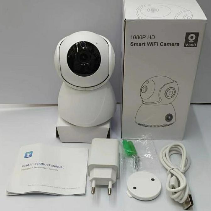 Ip Camera V380 2Mp Full Hd 960P Wireless Cctv Wifi Camera Snowman