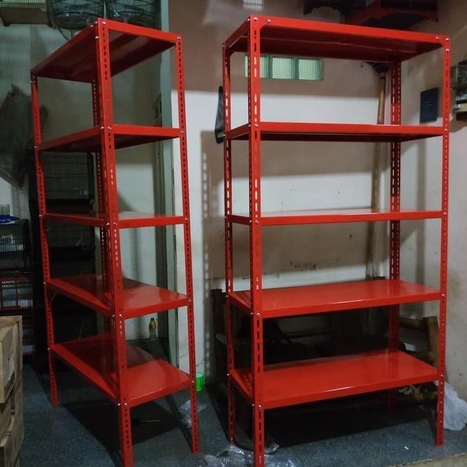 Terlaris Rak Besi Siku Lubang / Rak Gudang / Rak Susun / Rak Besi Bandung