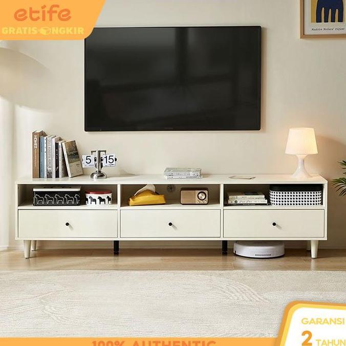 Etife Meja TV / meja Tv 180cm  / Meja TV  Modern /Rak Tv Minimalis Kayu Modern Kemewahan Rak TV CO