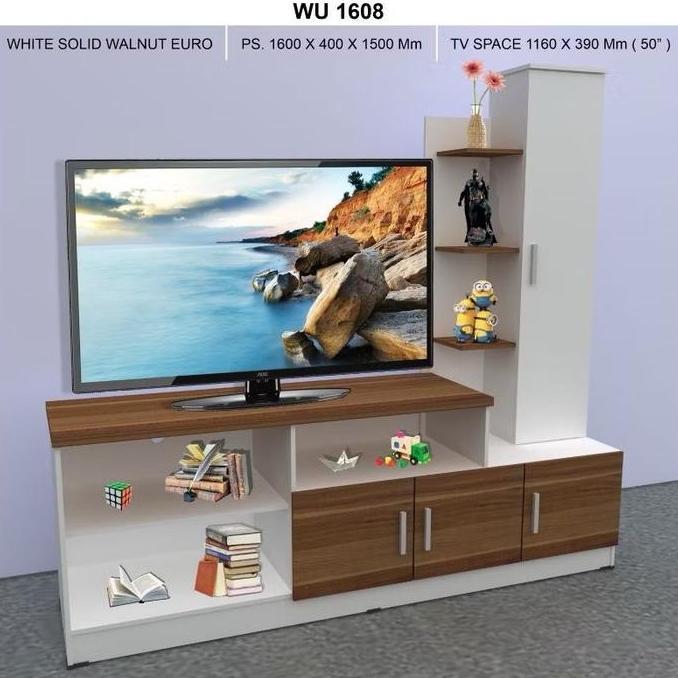 Meja tv cantik / Meja buffet tv / raktv Minimalis WU 1608-1609 Furniture CO
