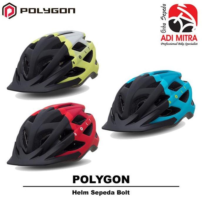 Helm Sepeda Polygon Bolt Helmet Sepeda MTB