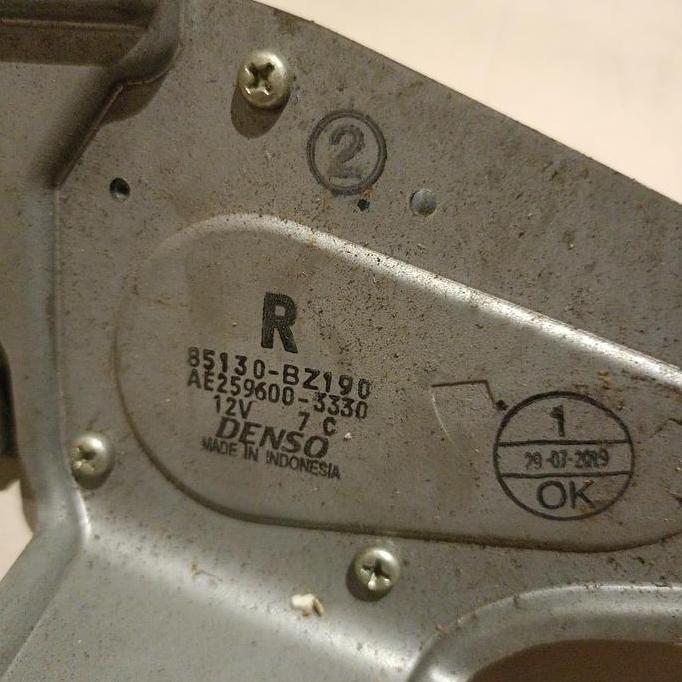 Dinamo Motor Wiper Bagasi Calya Sigra 2016 2018 2020 ori Bekas