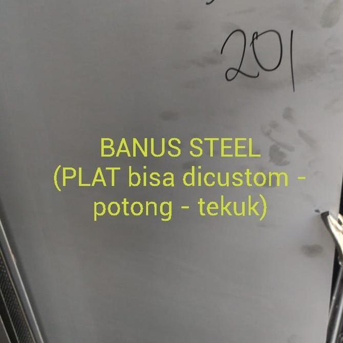 Plat stainless 3 mm / plat stainless 201 tebal 3 mm / plat stenlis