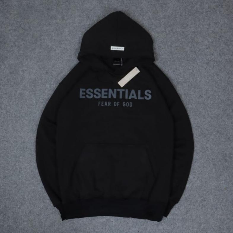 Jaket Sweater Hoodie FEAR OF GOD ESSENTIALS Premium Authentic Full Tag & Label