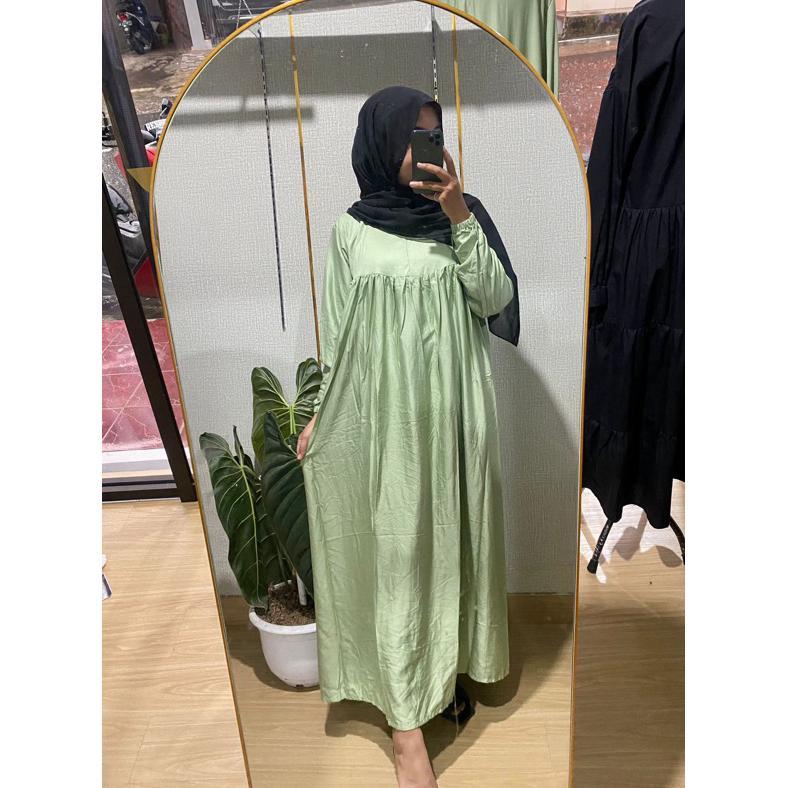 Gamis Rayon Twill uniqlo polos