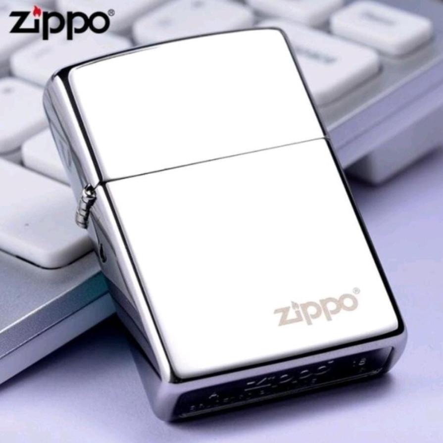 KOREK ZIPO USA SILVER CHROME KOREK ZIPO SILVER GLOSI