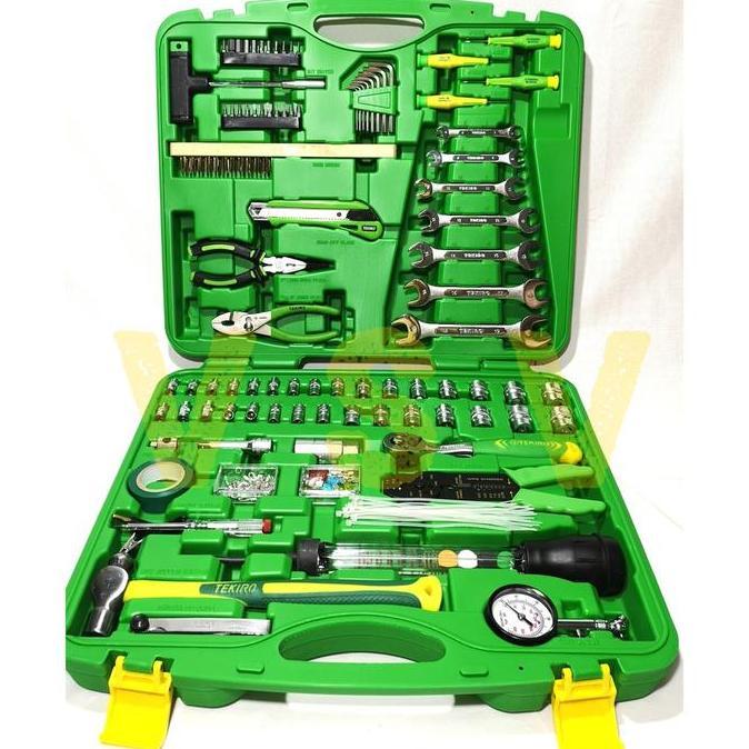 Promo TEKIRO TOOL SET 130 PCS / TOOLSET TEKIRO 130 pcs / Mekanik tool set / mechanic TEKIRO Diskon