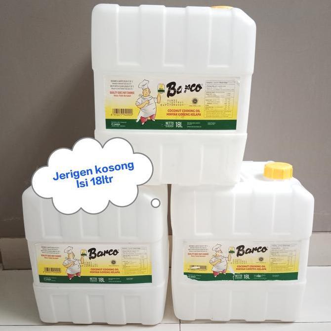 Jerigen Minyak Barco Kosong 18ltr