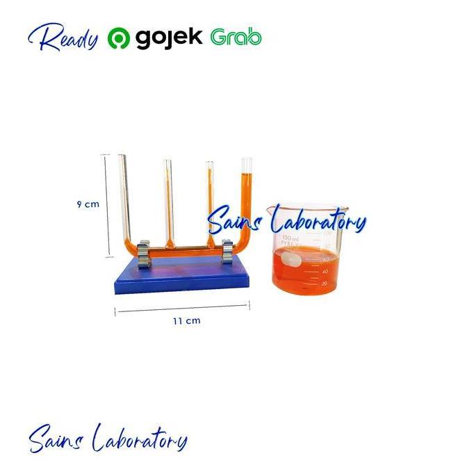 Bejana Kapiler Capillary Vessels Pipa Kaca Kapiler Kapilaritas Asas Bejana Percobaan Fisika
