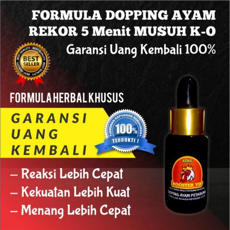 Doping Ayam Aduan King Rooster Vip/Multivitamin Ayam Kontes-Doping No.1