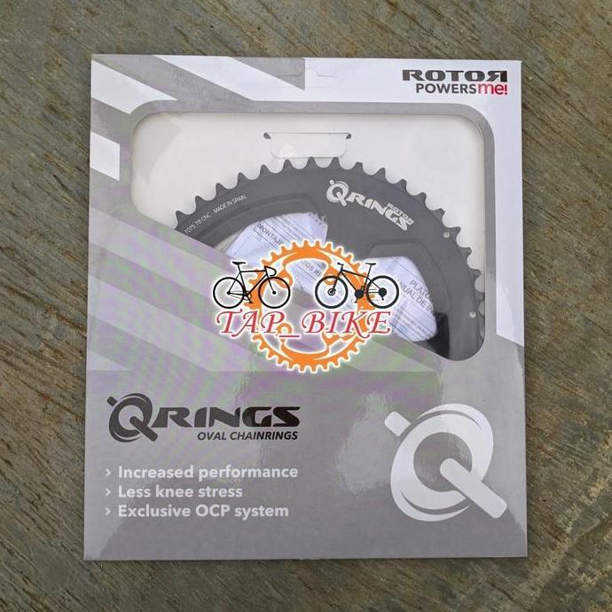 ROTOR QRINGS Oval Chainring 34 36 39 50 52 53 BCD 110x4 - Part Crank