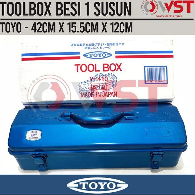 Promo Toyo Y-410 Toolbox Besi Made in Japan / Tool Box Besi TOYO Y410 Jepang Diskon