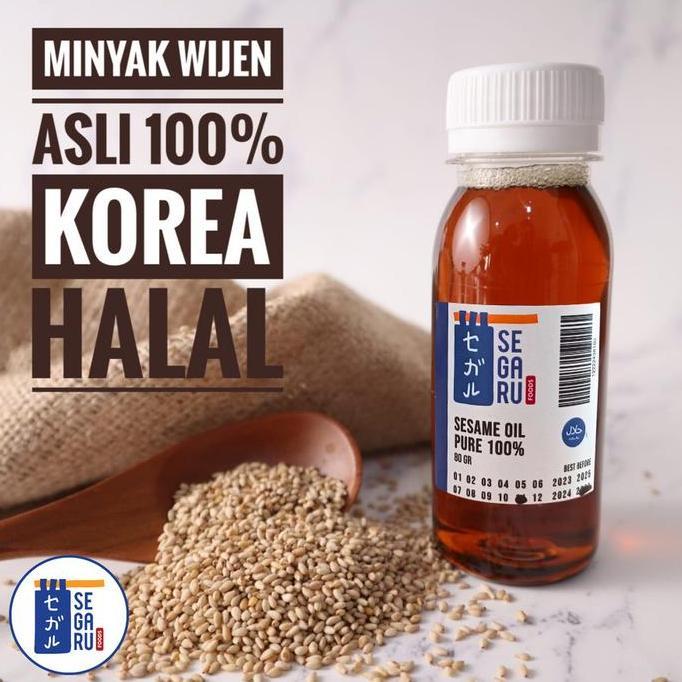 Minyak Wijen Korea Asli 100% | Korean Sesame Oil 100% Halal