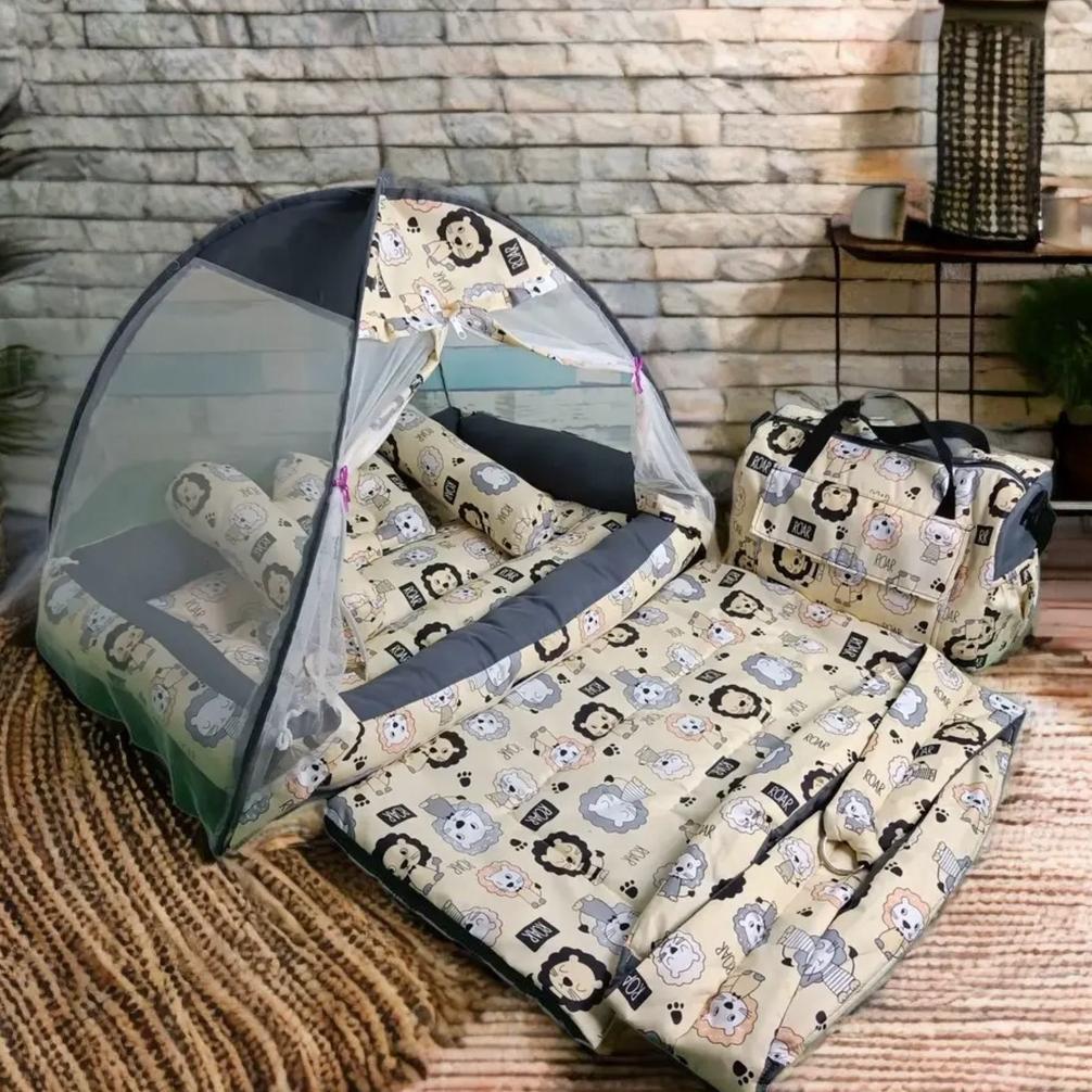 Kasur Kelambu Bayi FREE BEDCOVER Tas Gendongan Set Kasur Bayi Kelambu Kado Baby