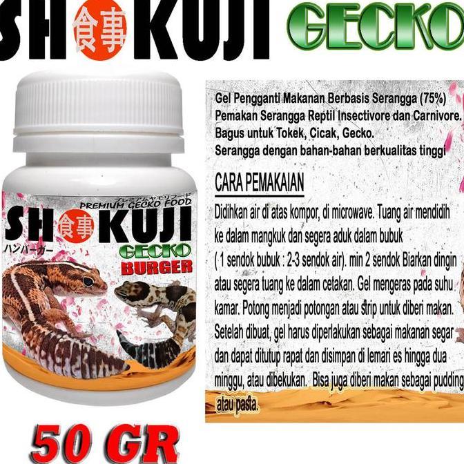 SHOKUJI PAKAN INSTAN LEOPARD GECKO TOKEK MAKANAN PENGGANTI SERANGGA