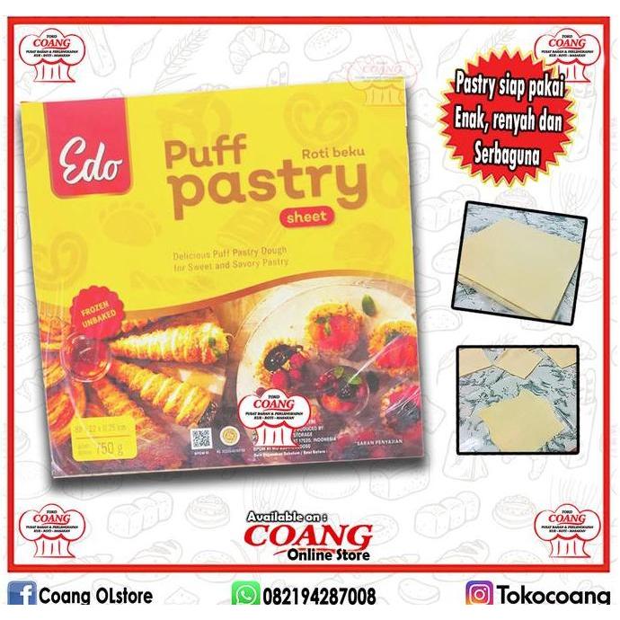 EDO PUFF PASTRY LEMBARAN 750 GR