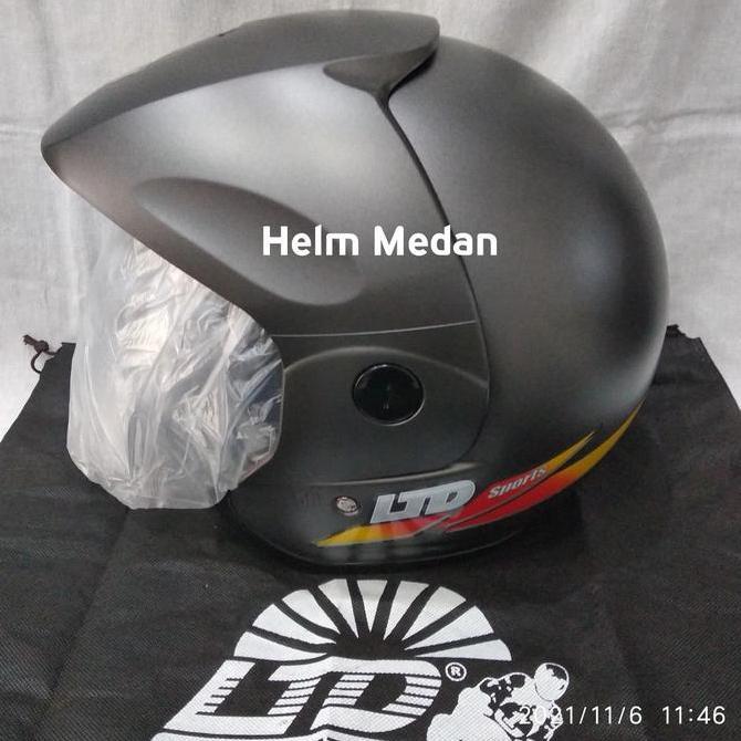 Terlaris Helm Ltd Sport Original Malaysia Warna Abu Doff