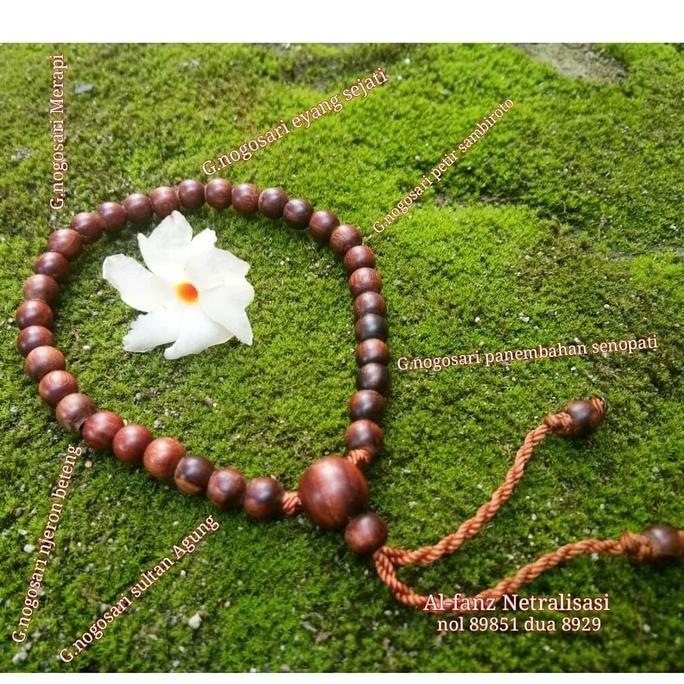 gelang tasbih 33 kombinasi 6 galih nagasari dari tempet berbeda