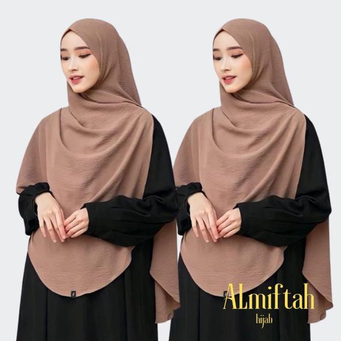 qitystore-hijab pashmina oval crinkle malay jumbo 200x110cm