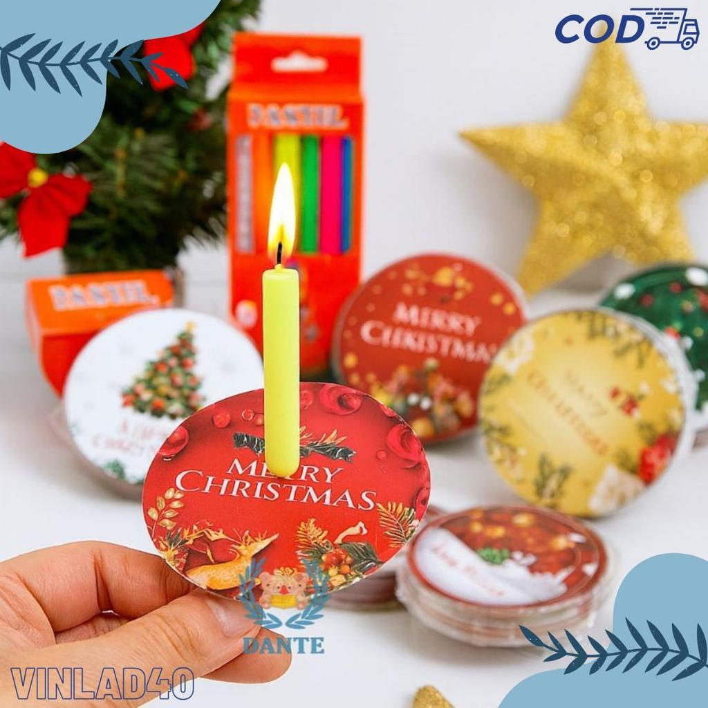 Cod Lilin Kecil Natal - Tatakan Lilin Tema Natal