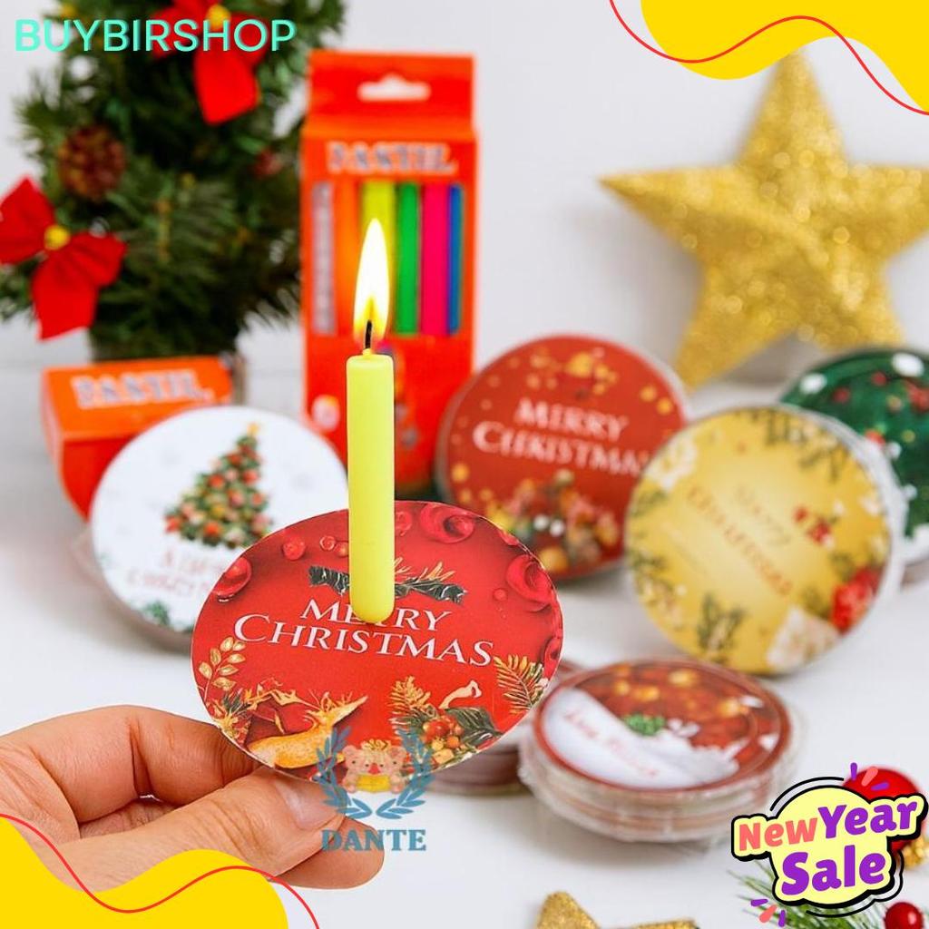 Cod Lilin Kecil Natal - Tatakan Lilin Tema Natal