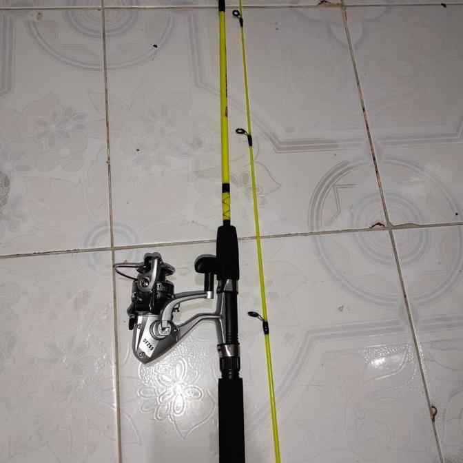 pancing kolam joran 150cm reel besi