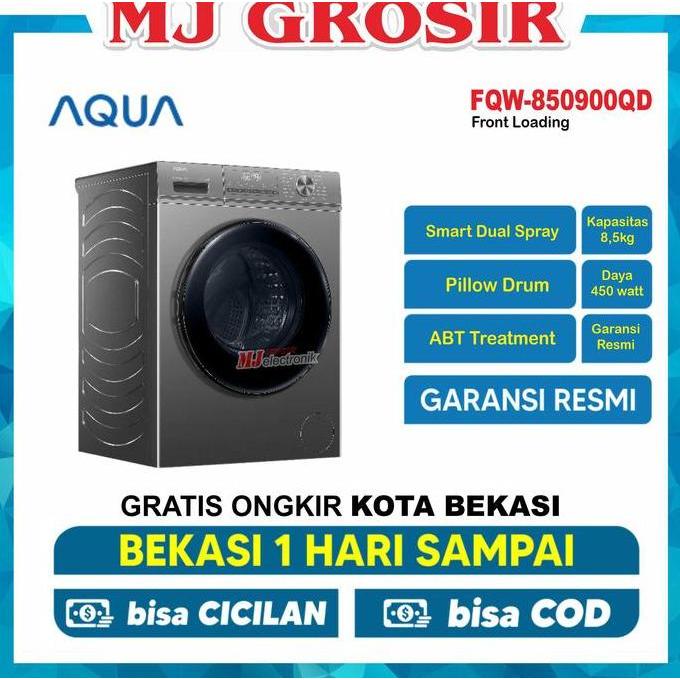 Terlaris Mesin Cuci Front Loading Aqua Japan Fqw 850829Qd Fqw 850900Qd 8,5 Kg