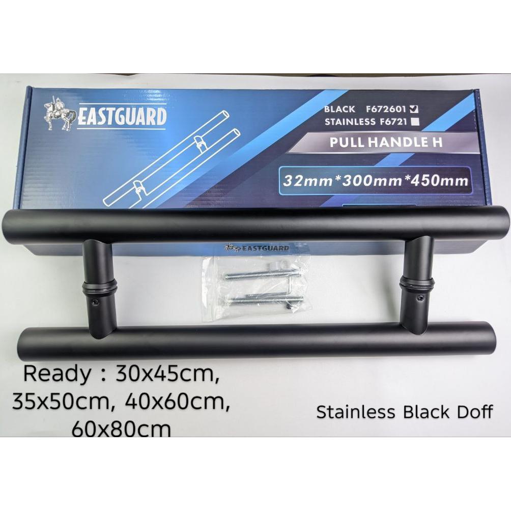 PULL HANDLE PINTU PIPA H HITAM - TARIKAN PINTU H HITAM - HANDLE PINTU HITAM - PULL HANDLE H PIPA