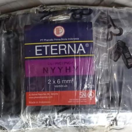 Kabel Listrik Serabut Nyyhy 2X6 2X6Mm Eterna @50Meter  Sale