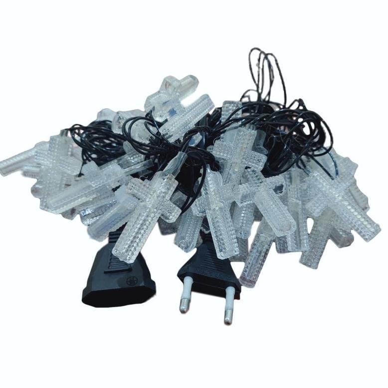 Lampu Natal Salib Led Tumblr Hias Dekorasi Natal Kamar Murah