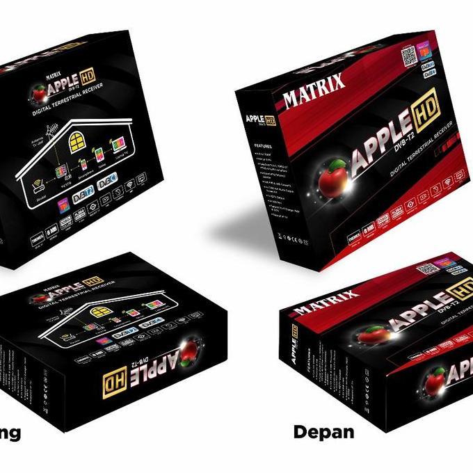 RECEIVER TV SET TOP BOX DVB-T2 MATRIX APPLE / RECEIVER MATRIX DVB-T2