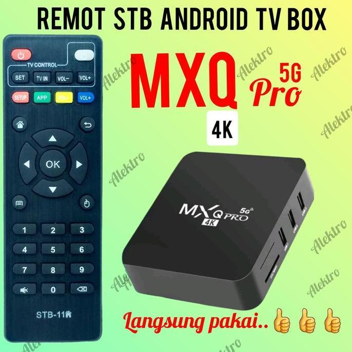 Remote stb android tv box mxq pro 4k 5g set top box remot