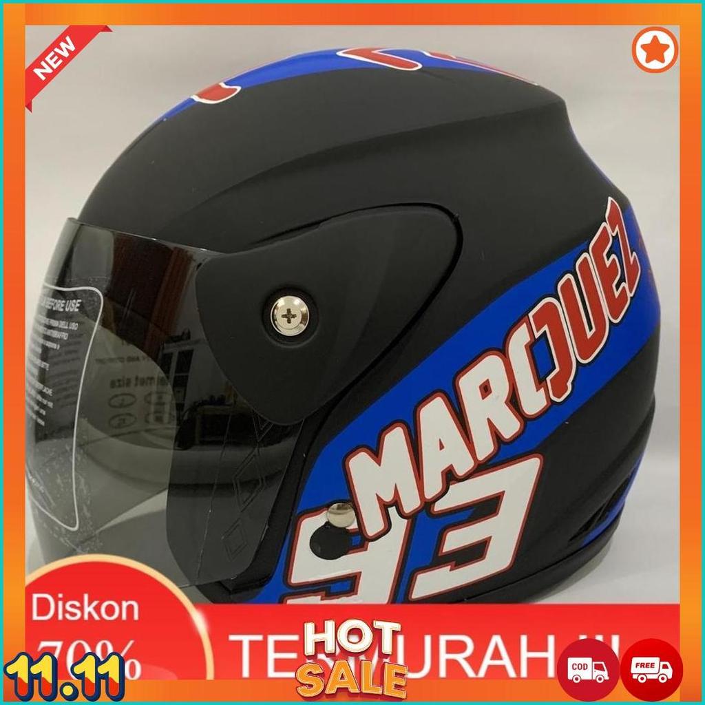 Helm Evo Semut Merah Hitam Doff Helem Nuvo Helmet Sni Dewasa Cod