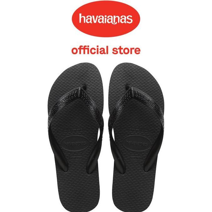 SUMBERRESI9 - HAVAIANAS 9 COLOR HITAM SANDAL JEPIT PRIA KARET ORIGINAL