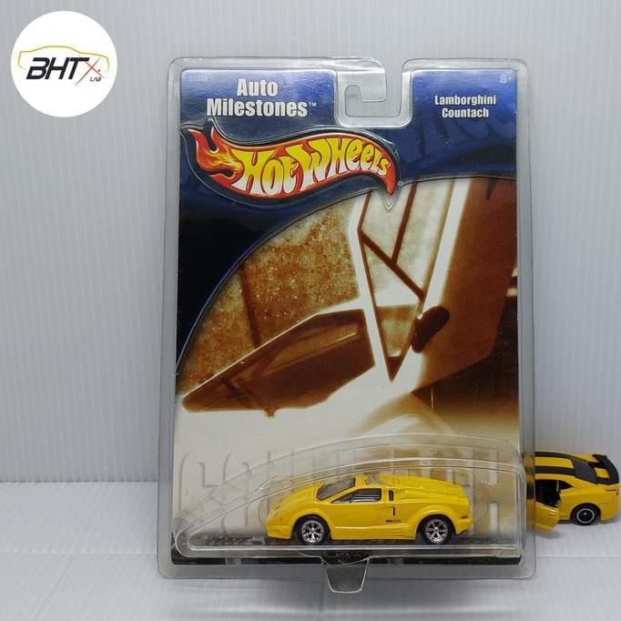 Hot Wheels Auto Milestones Lamborghini Countach 2002 Hotwheels