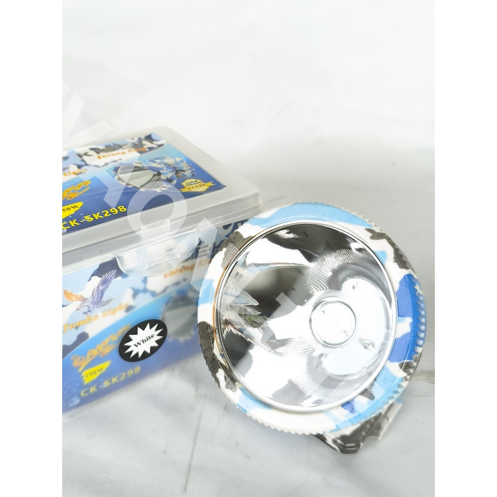 NEW Senter Kepala Headlamp Kiseki CK-SK298 150 Watt Putih ORI