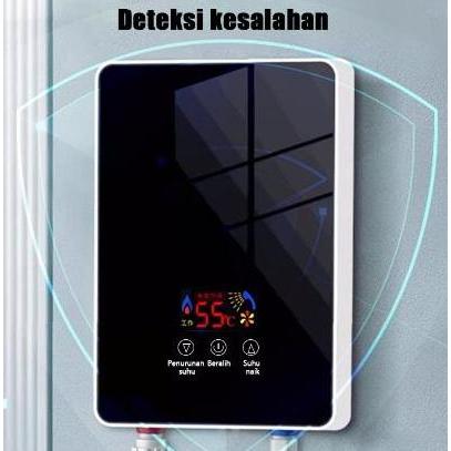 Pemanas Air Hemat Listrik Water Heater Pemanas Air Listrik N Yang Dipasang Led Display