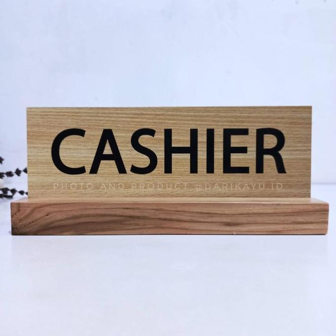 New- Papan Penanda Kasir / Cashier Sign