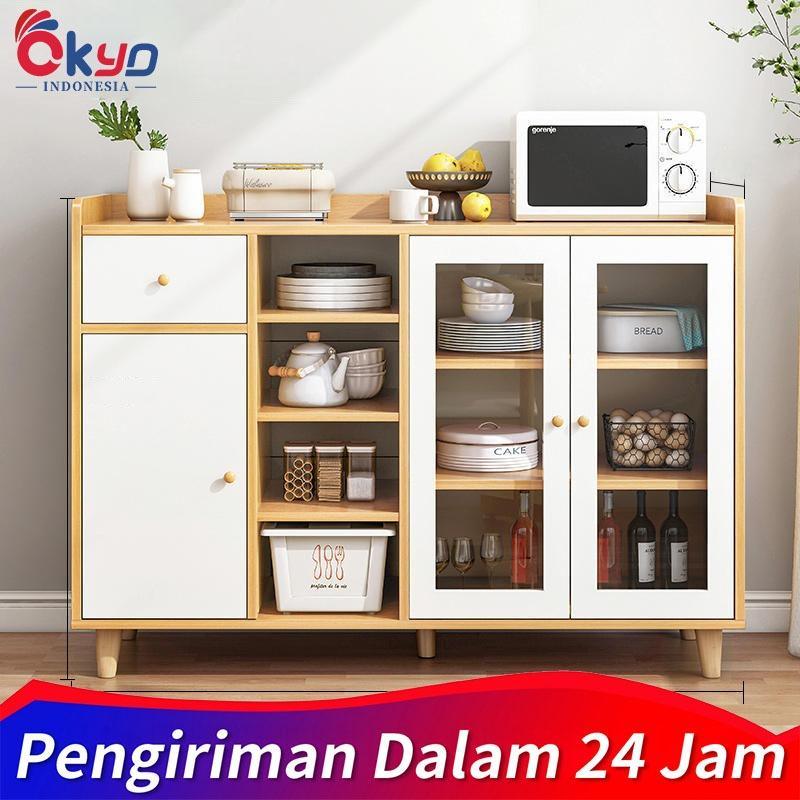 Rak Dapur Bufet Lemari Minimalis Rak Penyimpanan Rak Dapur Lemari Dapur Bufet Lemari Serbaguna Kabin