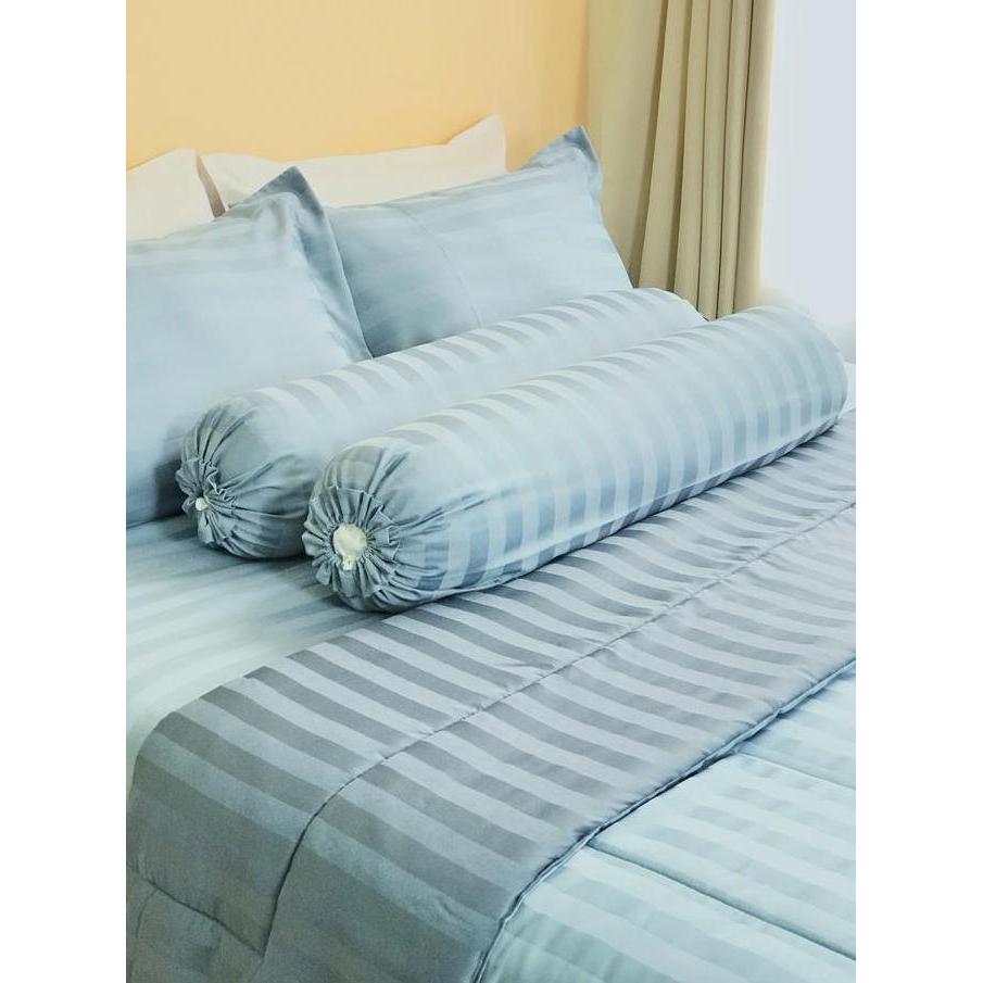 NEW SPREI SET BAHAN MICRO TENSEL (SPREI TINGGI 40) DOUBLE//SINGLE ORI