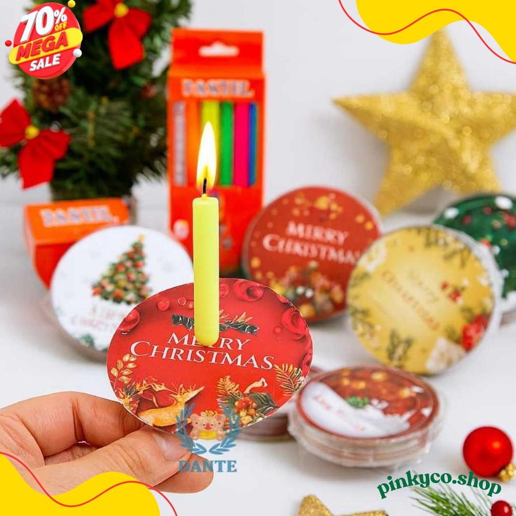 Cod Lilin Kecil Natal - Tatakan Lilin Tema Natal