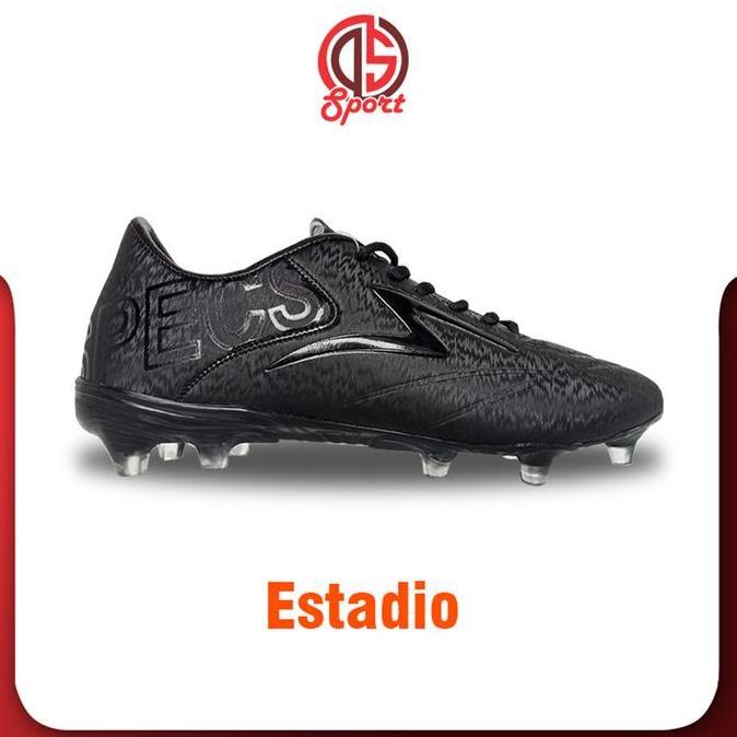 Felaminass - Sepatu Bola Specs ESTADIO Hitam Polos Original